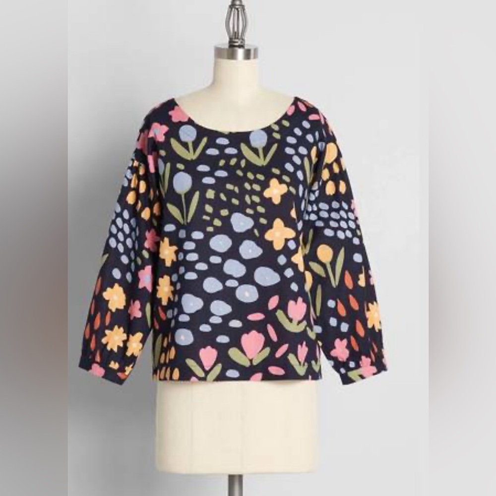 PRINCESS HIGHWAY X MODCLOTH beautiful spring linen blouse